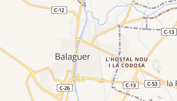 Balaguer online kaart