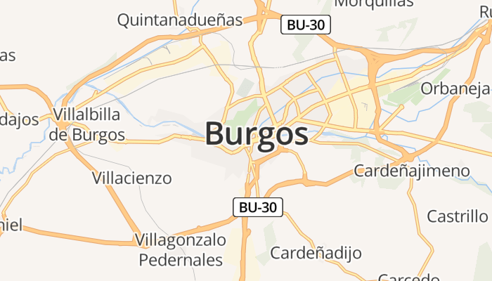 Burgos online kaart