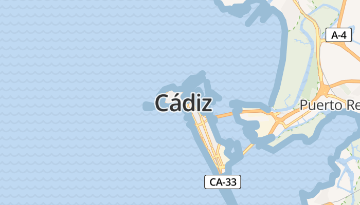 Cádiz online kaart