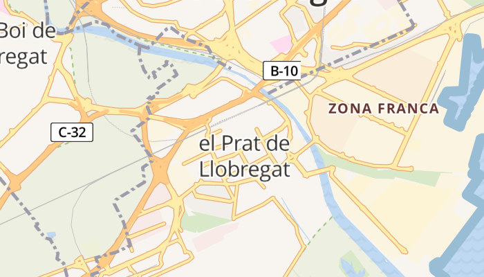 el Prat de Llobregat online kaart