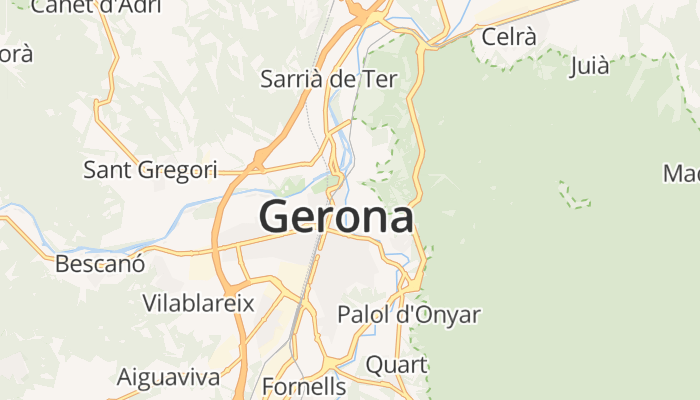 Gerona online kaart