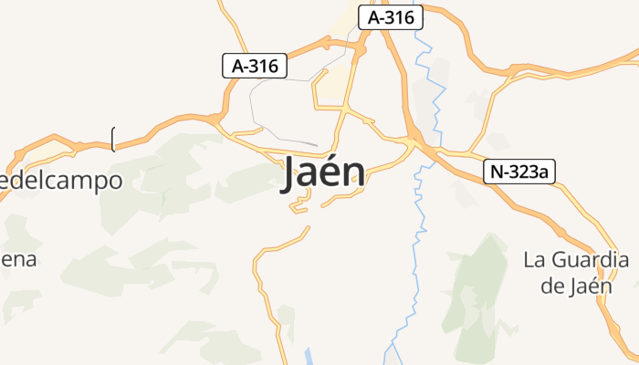 Jaén online kaart