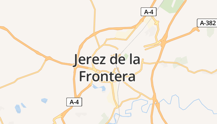 Jerez de la Frontera online kaart