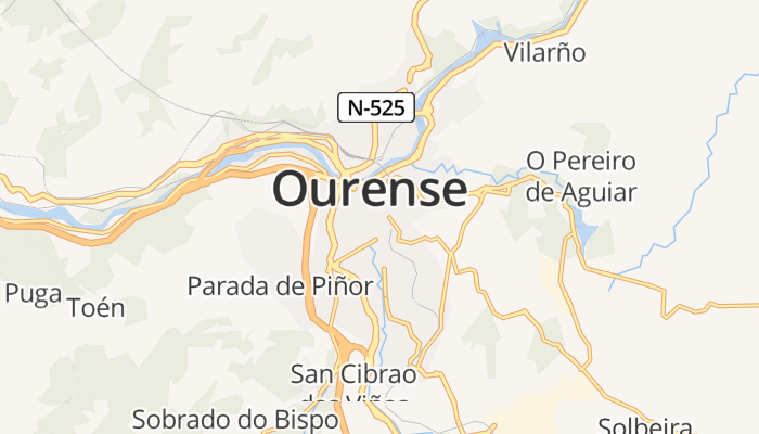 Ourense online kaart