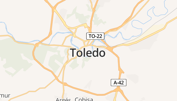 Toledo online kaart