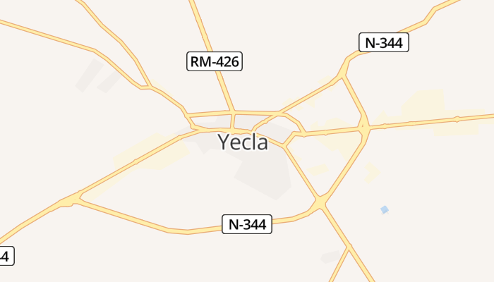 Yecla online kaart