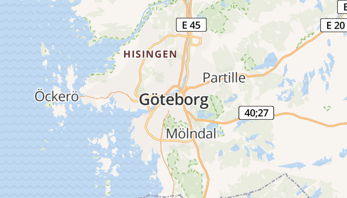 Gotenburg online kaart
