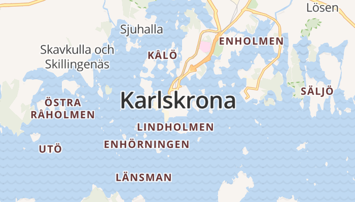 Karlskrona online kaart