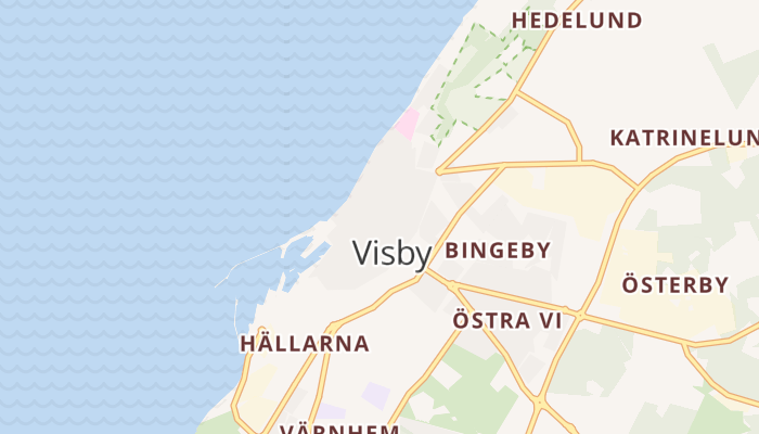 Visby online kaart