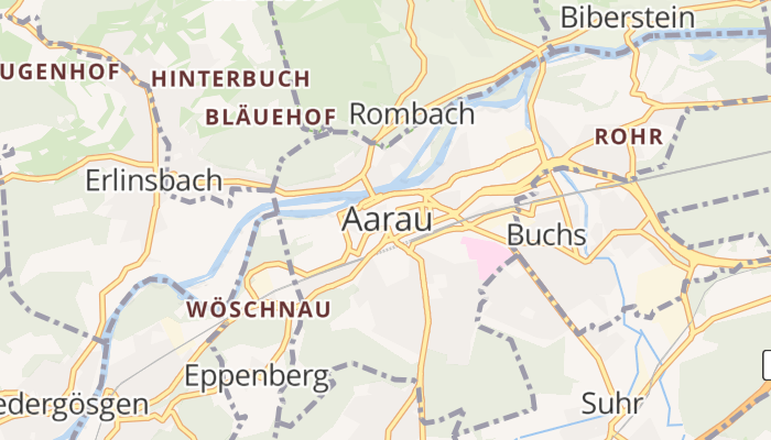 Aarau online kaart