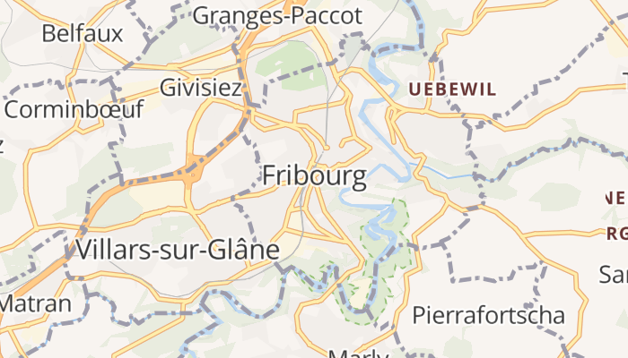 Fribourg online kaart