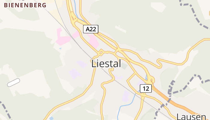 Liestal online kaart