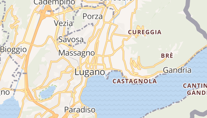 Lugano online kaart