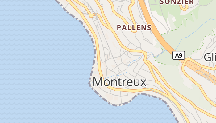 Montreux online kaart