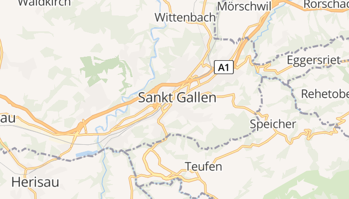 Sankt Gallen online kaart