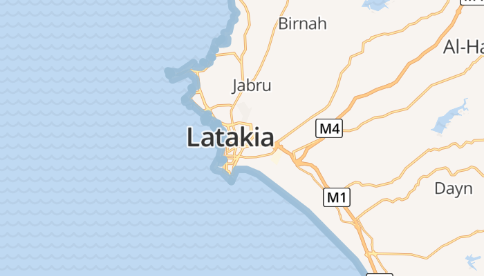 Latakia online kaart