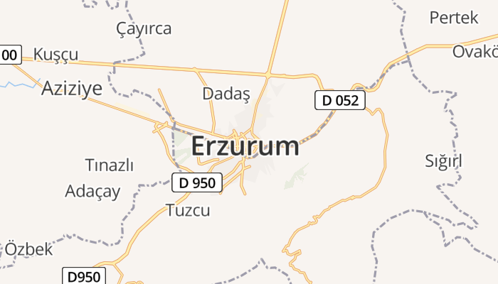 Erzurum online kaart