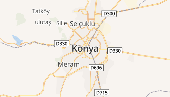 Konya online kaart