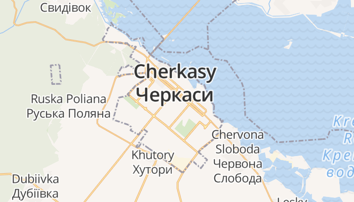 Tsjerkasy online kaart