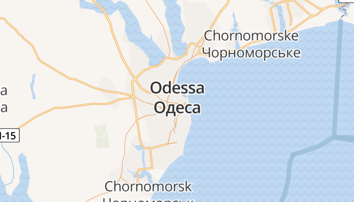 Odessa online kaart