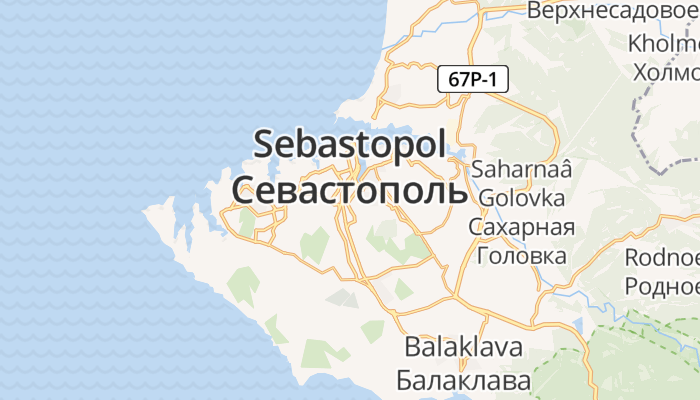 Sebastopol online kaart