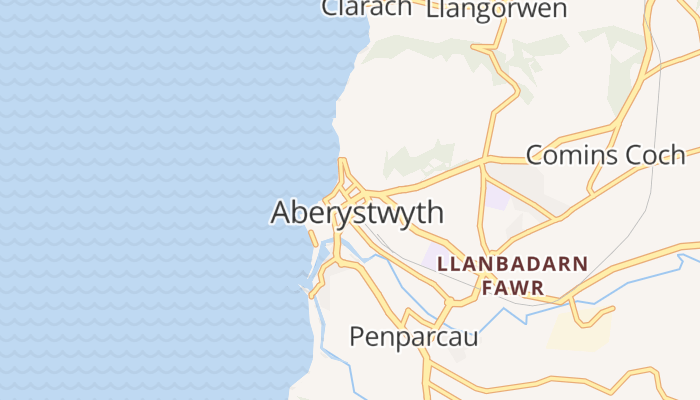Aberystwyth online kaart