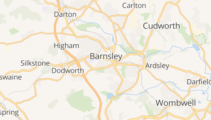 Barnsley online kaart