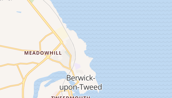 Berwick-upon-Tweed online kaart