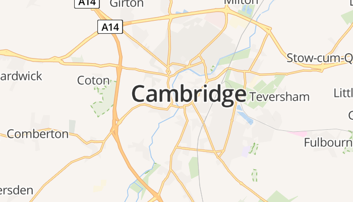 Cambridge online kaart