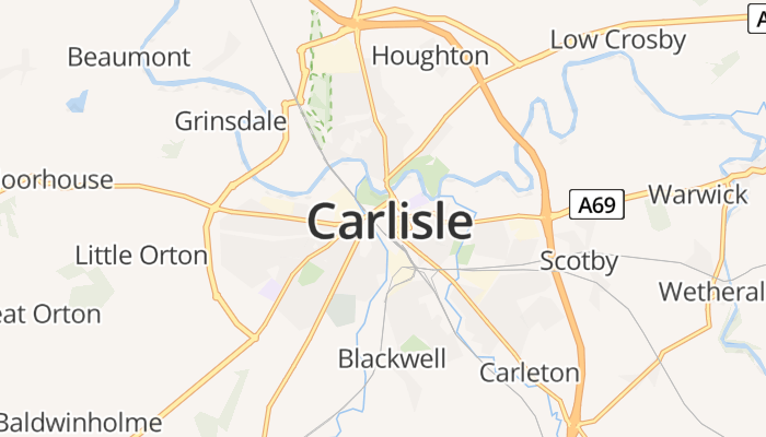 Carlisle online kaart