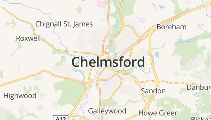 Chelmsford online kaart