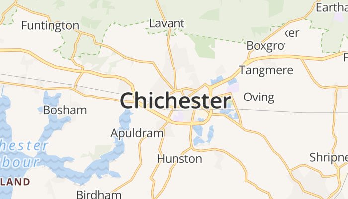 Chichester online kaart
