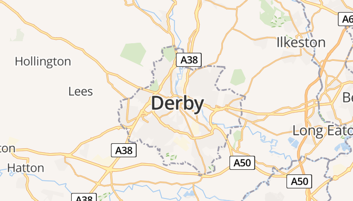 Derby online kaart