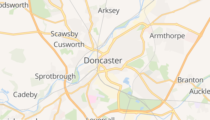Doncaster online kaart
