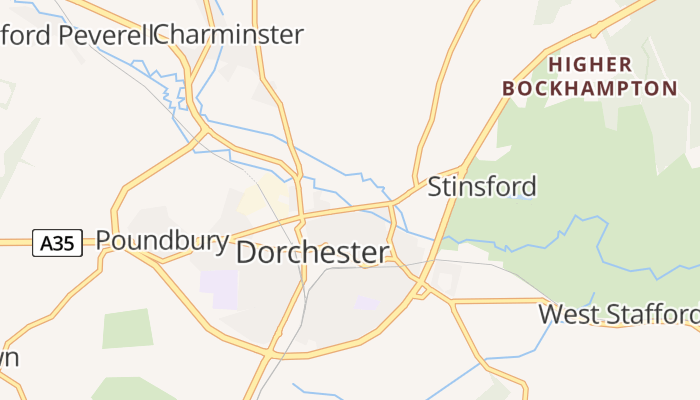 Dorchester online kaart