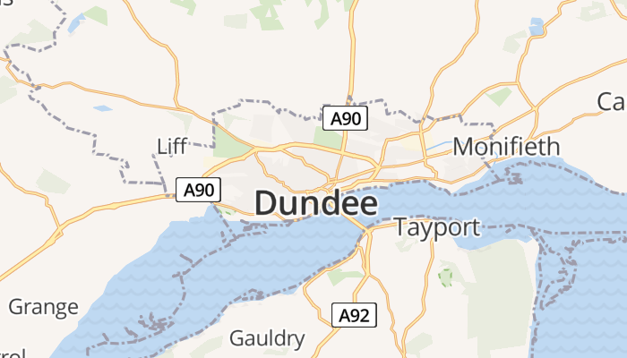 Dundee online kaart
