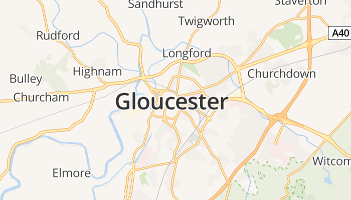 Gloucester online kaart