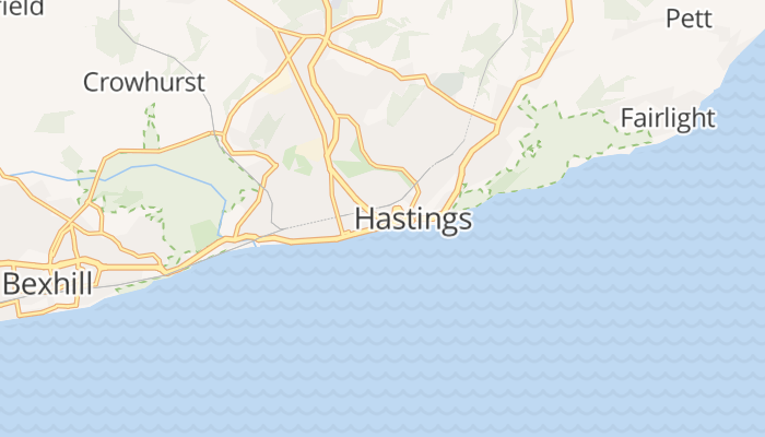 Hastings online kaart
