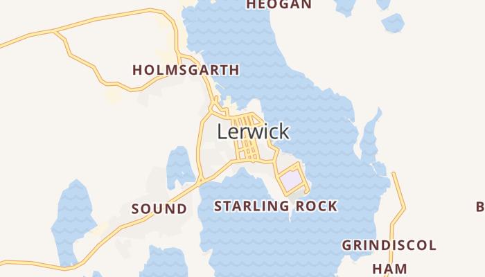 Lerwick online kaart