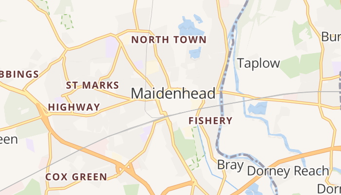 Maidenhead online kaart