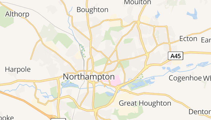 Northampton online kaart