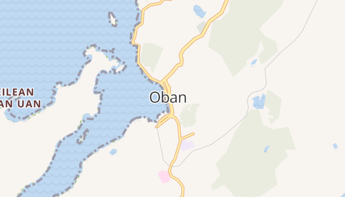 Oban online kaart