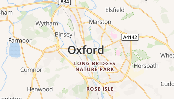 Oxford online kaart