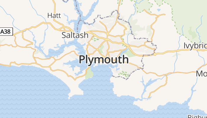 Plymouth online kaart
