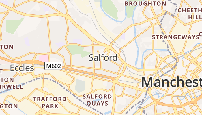 Salford online kaart