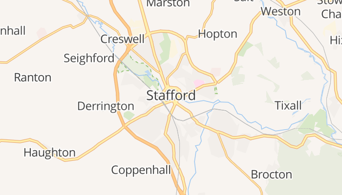 Stafford online kaart