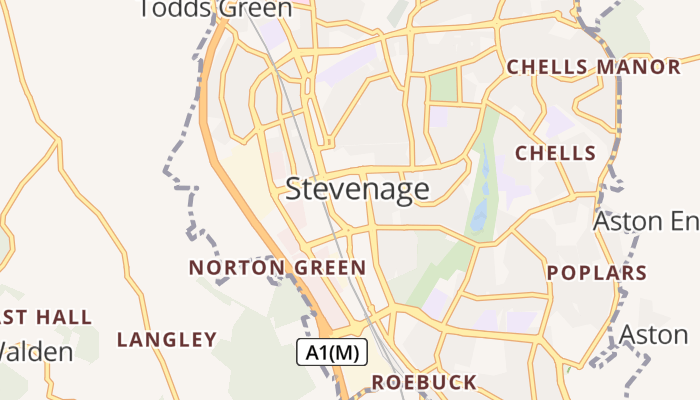 Stevenage online kaart
