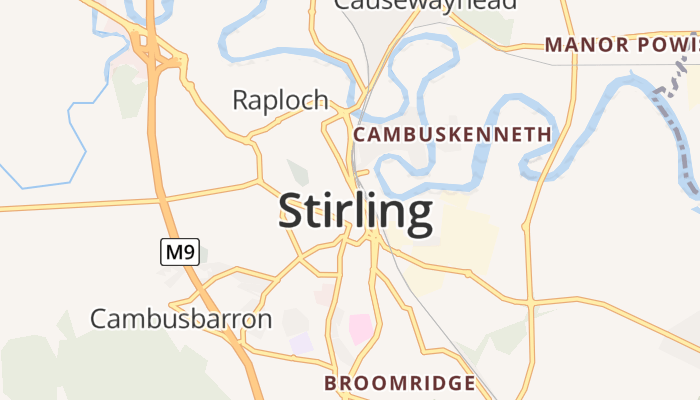 Stirling online kaart