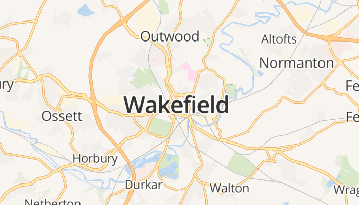 Wakefield online kaart