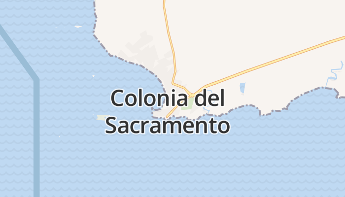 Colonia del Sacramento online kaart
